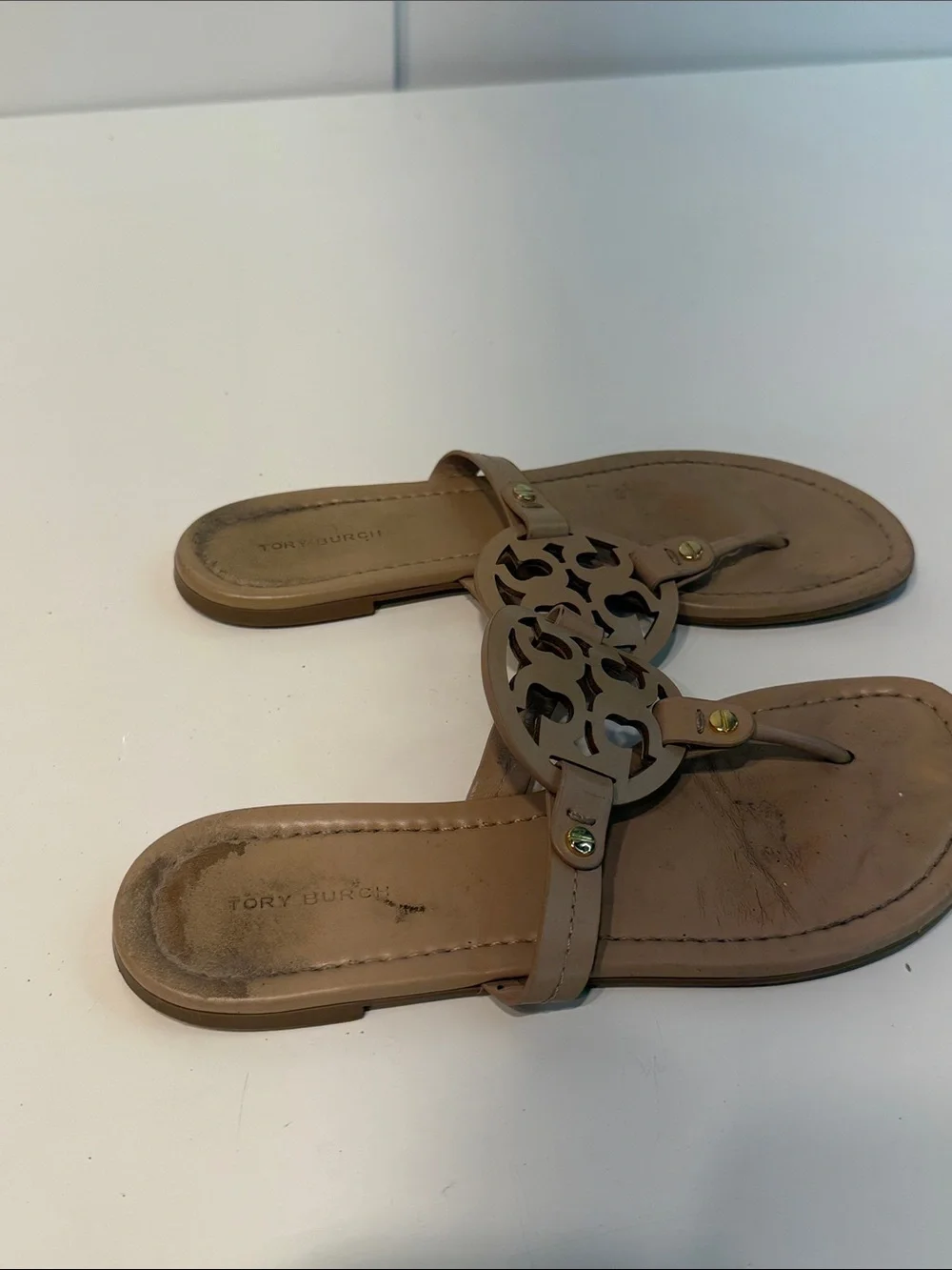 Used Tory Burch sandals / flipflops women’s size 7